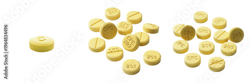 Εκτύπωση καμβά Chlorpheniramine tablets first generation antihistamine H1 receptor blocker alle