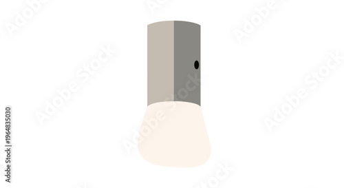 Close up of electric light bulb. Vector Illustrations. EPS Editable