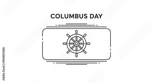 Minimalistic line art illustration celebrating global exploration and the spirit of discovery on