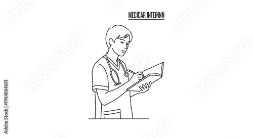 Dedicated healthcare professional capturing essential medical data and patient information in a