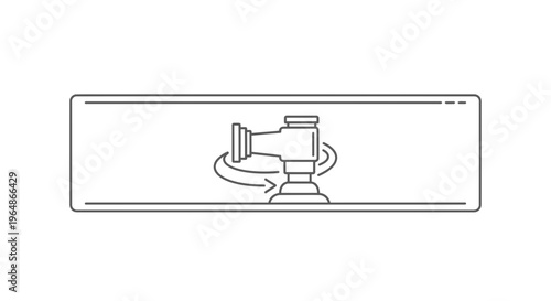 Immersive 360-degree camera rotation icon representing panoramic view technology