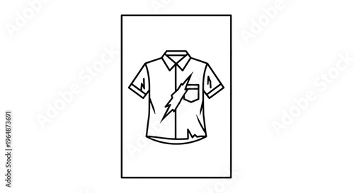 Laundry symbol indicating clothing damage or a warning for delicate fabrics requiring special