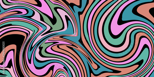 Background with color lines. Different shades and thickness. modern illustration eps 10