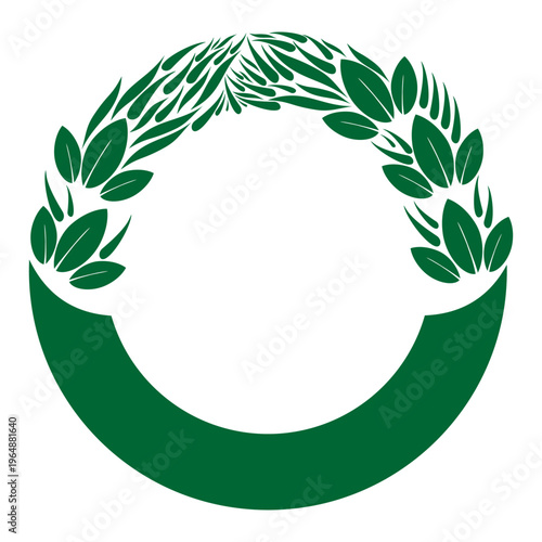 green logo go green leaf