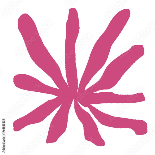 Simple Pink Flower Artwork