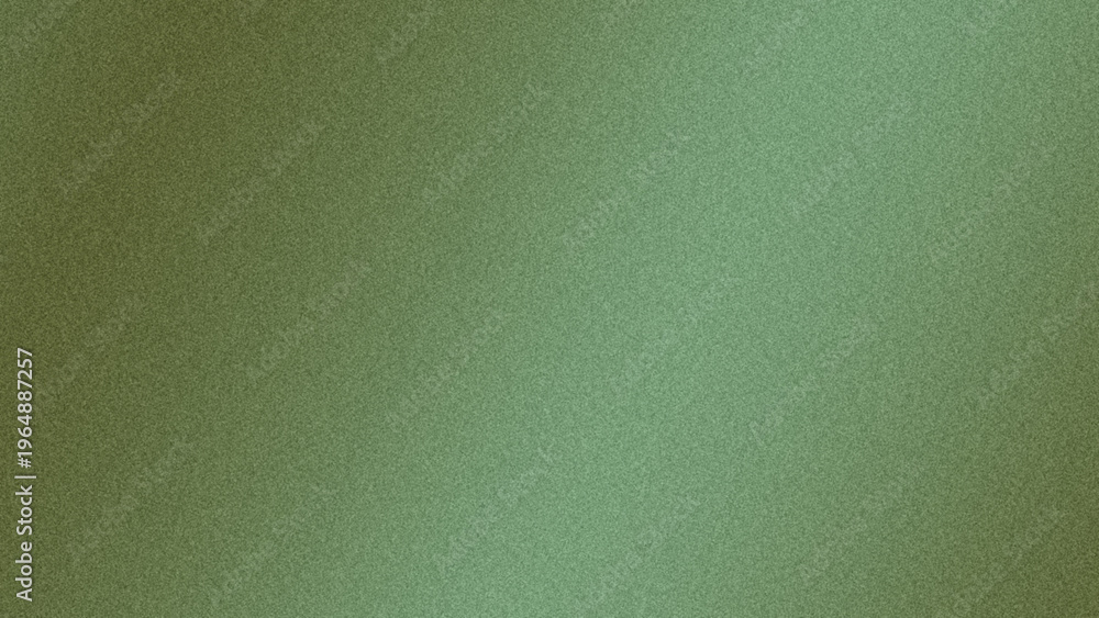 Fototapeta premium Grainy Green Gradient Background with Moss and Olive Tones