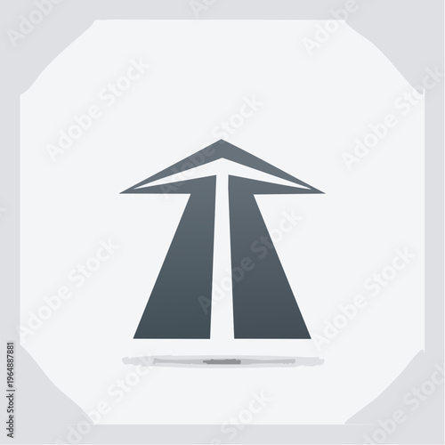 A conceptual graphic of an upward-pointing arrow, signifying growth and direction, against a clean background