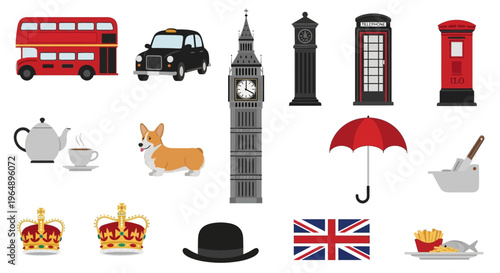 British Culture Icons London.