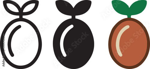 Modern Seed icon set