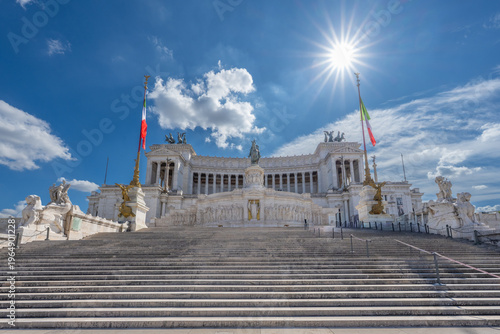 City of Rome, Pizza Venezia, Statua Equestre di Vittorio Emanuele II and Monument, Italy