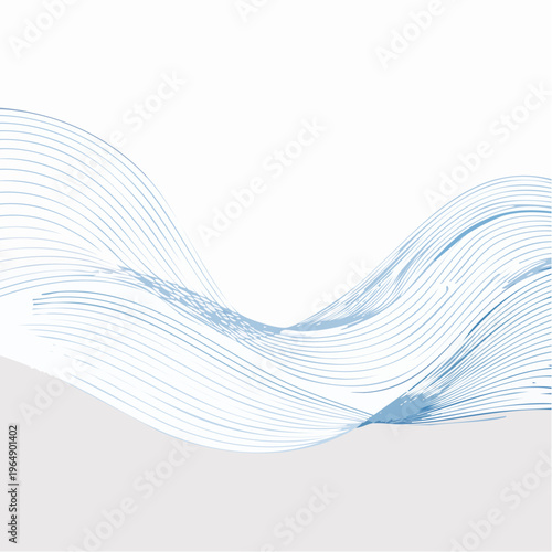 Dynamic blue wave line graphic design abstract background islamic background with blue lines with abstract flow