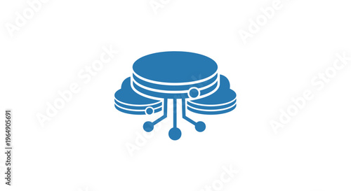 Blue Database Server Storage System.