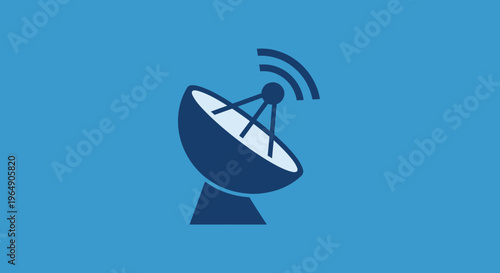 Photography Satellite Dish Antenna Communication Technology.
