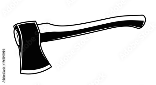 Sharp Axe Tool Icon - Vector Illustration