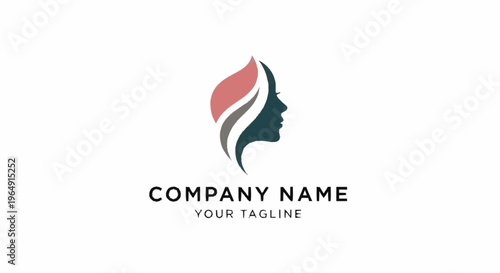 Free Download Company logo template with silhouette. - GFXLoad