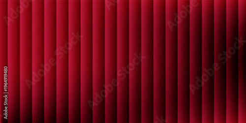 Pink-red gradient on a black background with glossy glass stripes and soft waves, creating a distorted neon effect. An abstract futuristic design with bright transitions