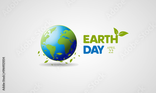 Happy Earth Day. Environmental protection.Vector illustration for banner, social media post, celebration card