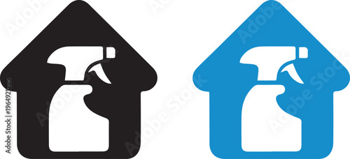 home cleaning logo icon