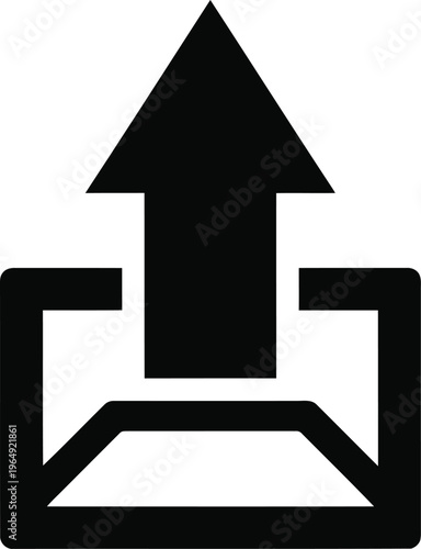 upload, send, or submit concept icon