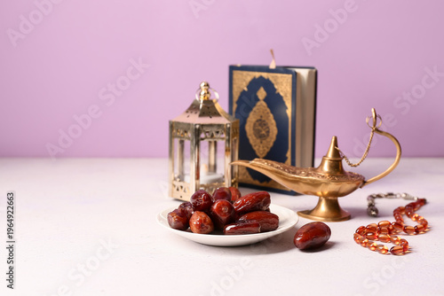 Dates, Koran and Aladdin la...