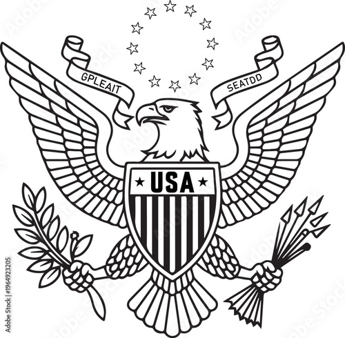 Seal of the united states of america