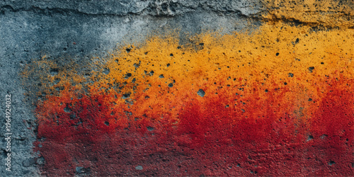 Old rusty metal texture featuring a grungy aged surface with brown and orange paint patterns on a rough vintage wall backdrop for antique design