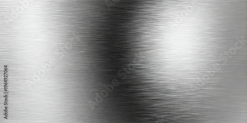 Polished stainless steel plate featuring a brushed metallic texture on a shiny grey industrial aluminum surface with a smooth silver material pattern for a sleek gray wallpaper
