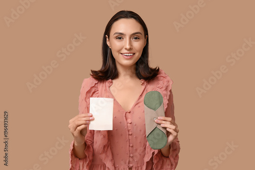 Beautiful young woman with ...