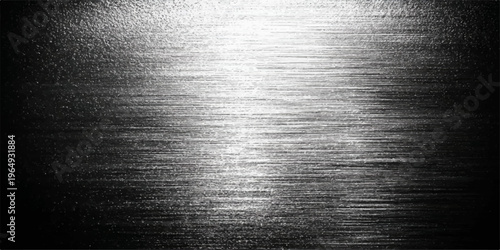Brushed silver metal texture background featuring a seamless stainless steel pattern on a shiny aluminum plate surface for industrial grey material wallpaper and metallic backdrop design