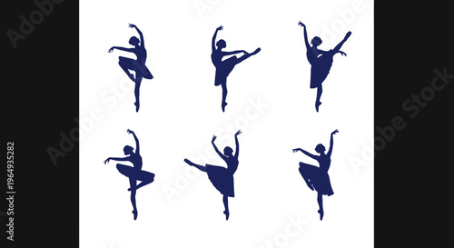Ballet Dancers Silhouettes Collection