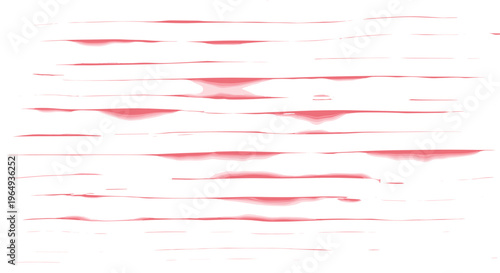 Abstract watercolor brush strokes with pink and red hues on white background