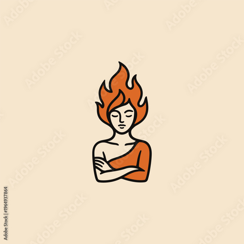 Fire Goddess Logo 