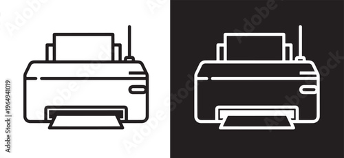 printer icon vector