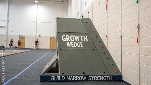 Growth Wedge Training Equipment for Strength Development in Indoor Climbing and Fitness Facilities