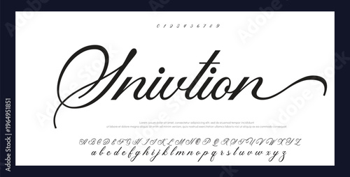 Handwrite signature font Calligraphy Logotype Script Brush Font Type Font lettering handwritten. 