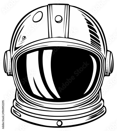 Retro Style Astronaut Helmet