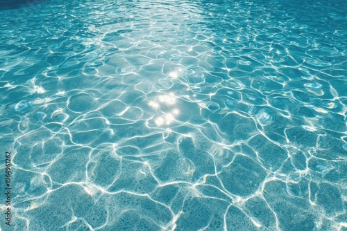 Wallpaper Mural Serene Water Surface: Capture the tranquil beauty of a clear water surface, shimmering with gentle waves and sunlight reflections, evoking a sense of calm and serenity. Torontodigital.ca