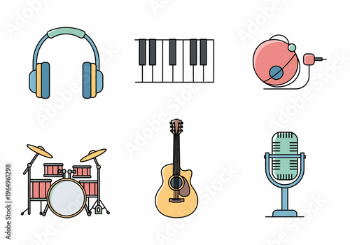 Music instruments for creative sound production.