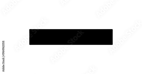 Minimalist Black Horizontal Bar Vector Graphic