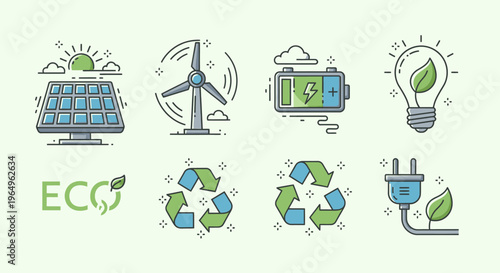 Eco friendly icons and symbols collection 3.