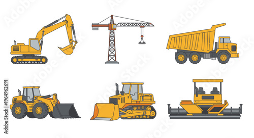 Heavy Construction Equipment Vehicles Machines 1.