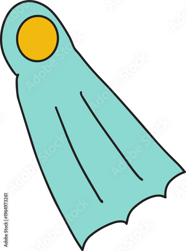 Summer Vacation Hand Drawn Icons On Blue Background