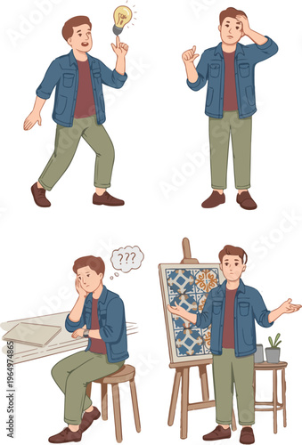 grandfather with grandson