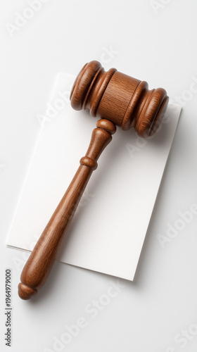 Gavel of Justice: A close-u...
