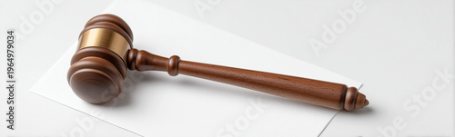 Gavel of Justice: A close-u...