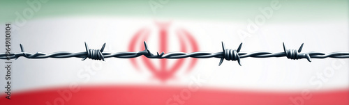 Barbed Wire & Flag: The ima...