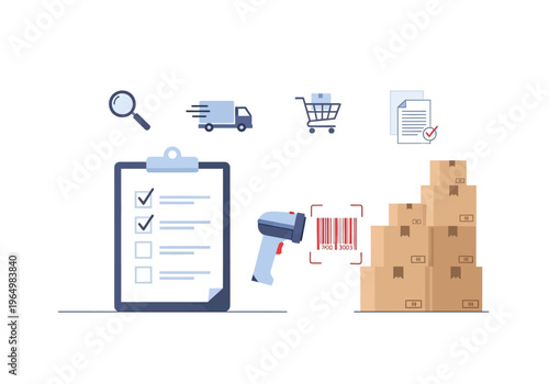 Logistics management and warehouse operations, including inventory tracking and delivery services