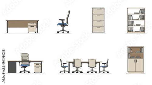 Essential Office Furniture Collection for Modern Workspaces and Professional Environments