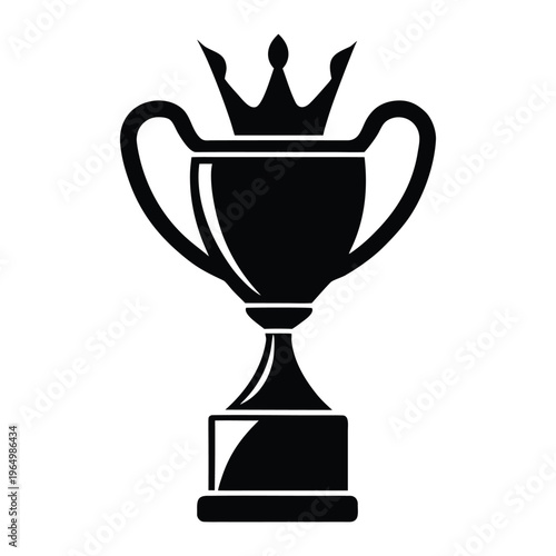Crown Luxury Trophy Silhouette