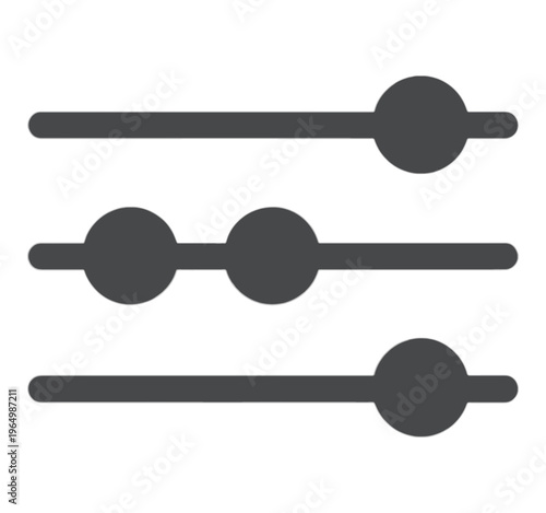 Minimalist Volume Slider UI Icon Set